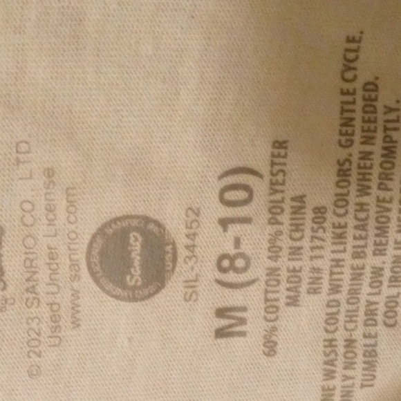 Nwot Hello Kitty and Friends Tshirt - Picture 3 of 4